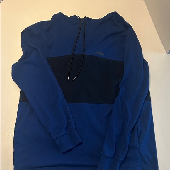 American Eagle Outfitters Blue and Black Hoodie Medium, With Pockets - Picture 1 of 5